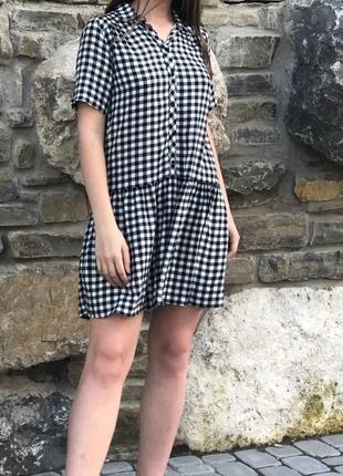 Платье в клетку
