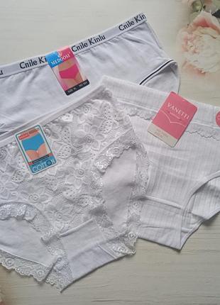 Комплект (3шт) хлопковых трусиков в размере xl