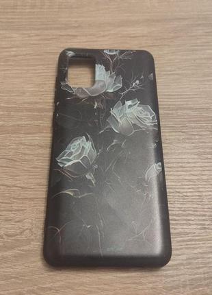 Силіконовий чохол для samsung a31 (a315) чорний soft silicone case full