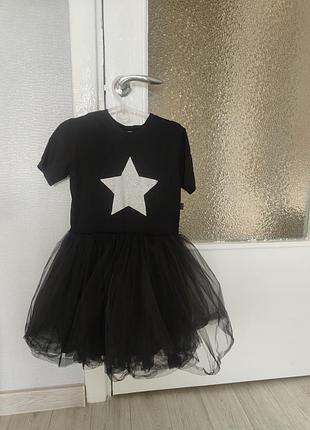 Нове плаття для дівчинки з фатіном 6-8 років