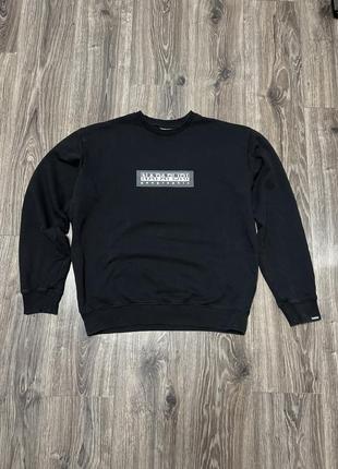Кофта худи napapijri box logo