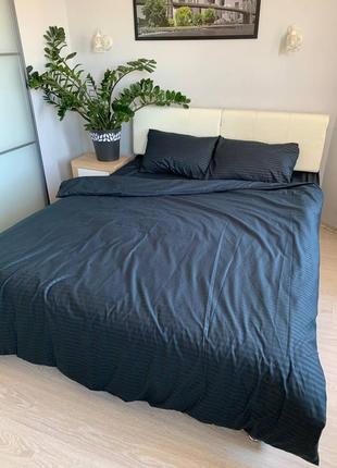 Комплект постельного белья из облегченной бязи, черный