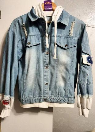 Джинсова куртка жіноча м