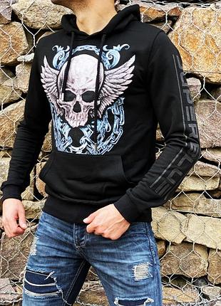 Худи sb skull чорна