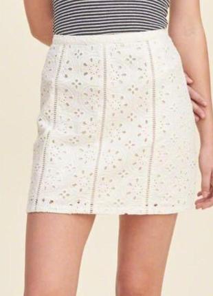 Хлопковая юбка hollister