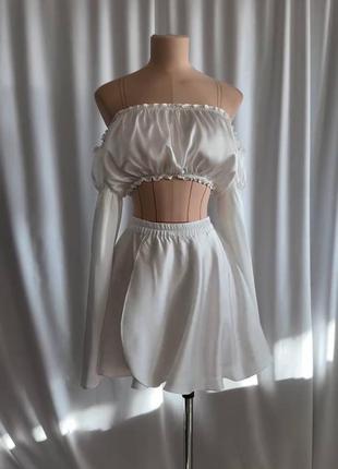 Комплект : топ + юбочка