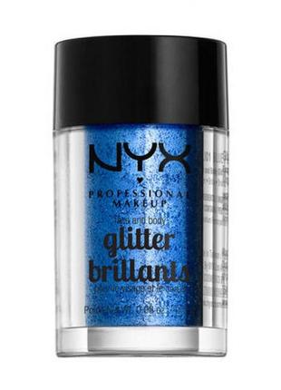 Глиттер для лица и тела nyx cosmetics face & body glitter
