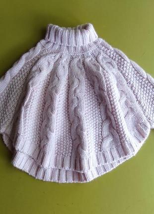 Свитер - пончо next на 3-4 года