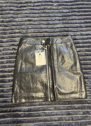 Юбка кожаная 😍