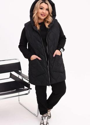 Костюм тройка большого размера батал