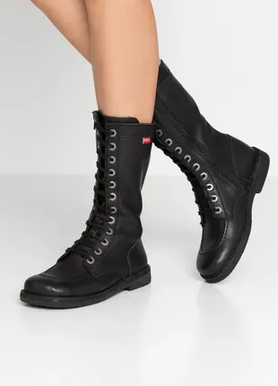 Кожаные высокие  ботинки  сапоги бренд kickers
