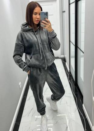 Костюм двусторонний велюр