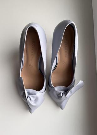 Шкіряні туфлі з бантом m&s