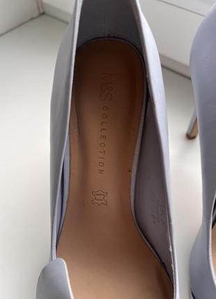 Шкіряні туфлі з бантом m&s