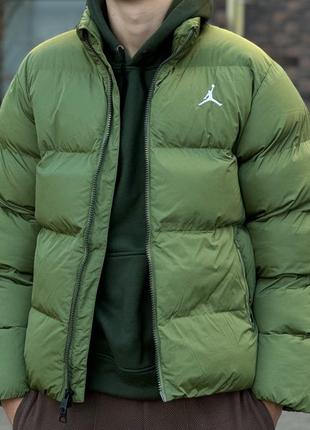 Куртка nike jordan essentials puffer jacket + подарунок