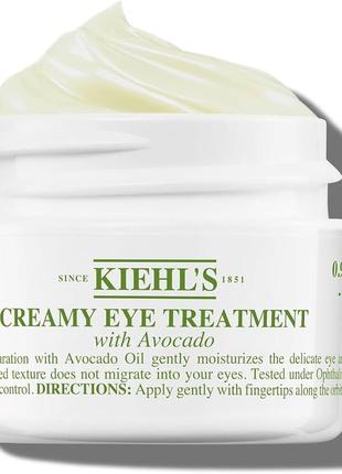 Крем для шкіри навколо очей kiehl's creamy eye treatment with avocado kiehls під очі cream 28 мл