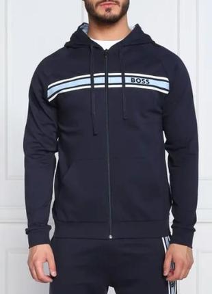 Олимпийка, зипхуди, зипка, худи hugo boss authentic hooded jacket lounge sports top