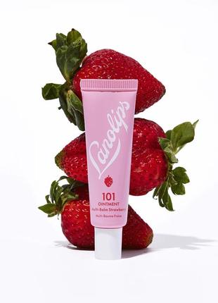Бальзам для губ lanolips 101 ointment multi-balm - strawberry 10 g