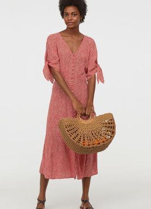 Сукня мідаксі в квіти h&m р.14