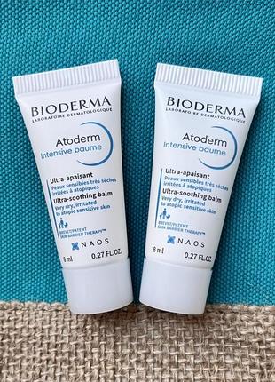 Bioderma atoderm intensive baume - бальзам для сухой, атопической и чувствительной кожи лица и тела 💙