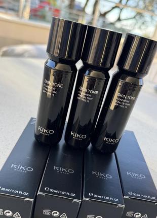 Жидкая тональная основа kiko milano skin tone foundation