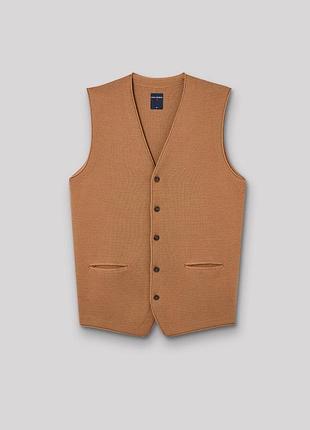 Невероятная качественная жилетка devred из шерсти мериноса