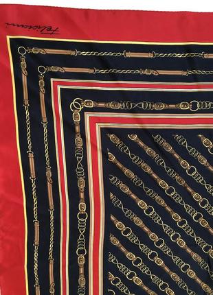 Винтажный шелковый платок feliciani