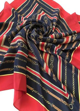 Винтажный шелковый платок feliciani