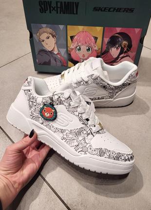 Кеды мужские skechers 183901 snkoopa spyx family оригинал