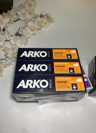 Крем для гоління arko men comfort комфорт 65мл н820  крем для гоління arko men comfort комфорт 65 мл