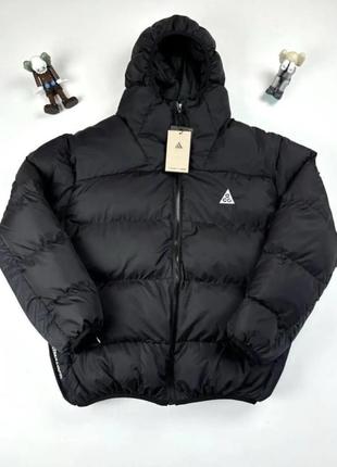 Пуховик nike acg | куртка найк асд | мужская зимняя куртка черная