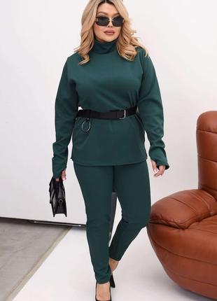 Костюм рубчик на флисе (стильный шикарный костюм)