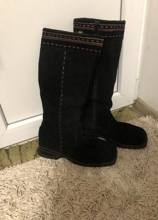 Сапоги замесовые фирменные frenzy с вышивкой