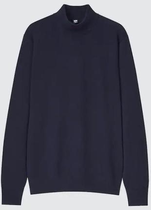 Вовняний гольф uniqlo з невисоким воротом м