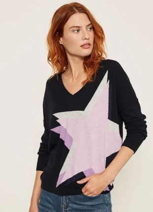 Светр із зіркою з натуральним складом mint velvet, xs