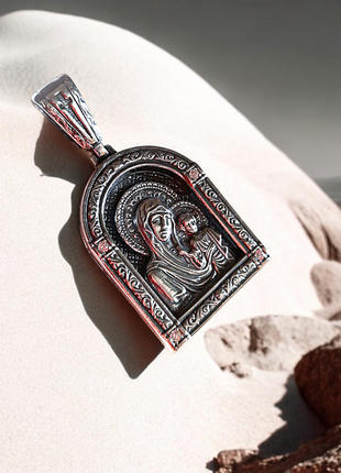 🔹️подвеска серебро ладанка иконка кулон божья матерь