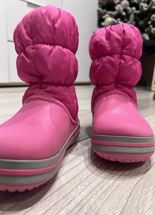 Крокси/ чобітки для дівчинки , чобітки crocs