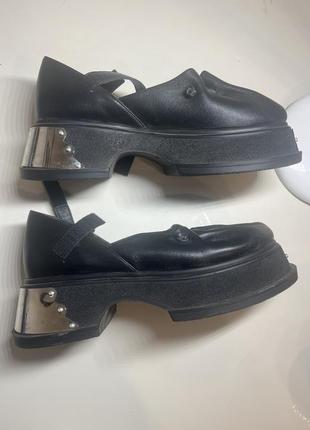 Туфли кожаные