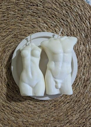 Набор свечей он и она торс женщины и мужчины