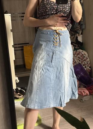 Юбка меди светящаяся юбка винтаж