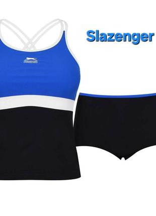 Комплект танкіні slazenger для жінок, майка топ і плавки шортики