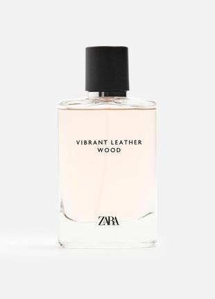 Мужской парфюм vibrant leather wood 100 ml от zara.