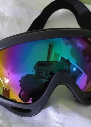 Сток маска очки лыжные горнолыжные лыжная мото вело солнцезащитная сноуборд