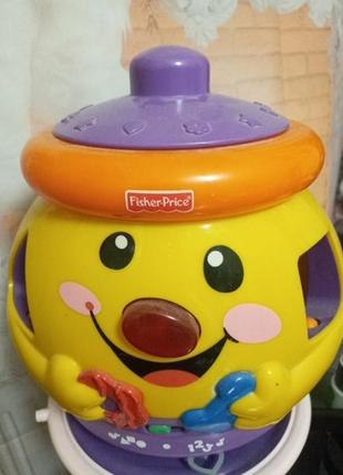 Музичний сортер горщечок. працює на батарейках. справна. батарейки 3шт.