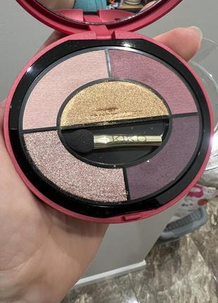 Палетка тіней kiko milano a holiday fable ethereal eyeshadow palette уценка