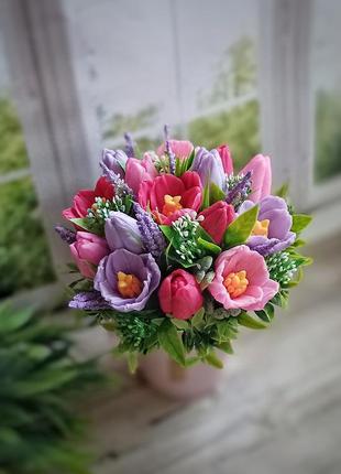 Цветочная композиция "тюльпаны"🌷 2