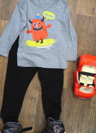 Трикотажный реглан худи пайта