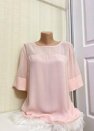 Нежная блуза пудрового цвета бренда f&f