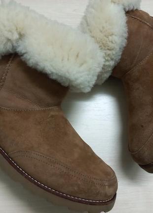 Сапоги.ботинки осень-зима кожа-овчина жен.40р.ugg австрии