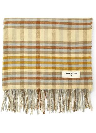 Клітчастий шарф палантин